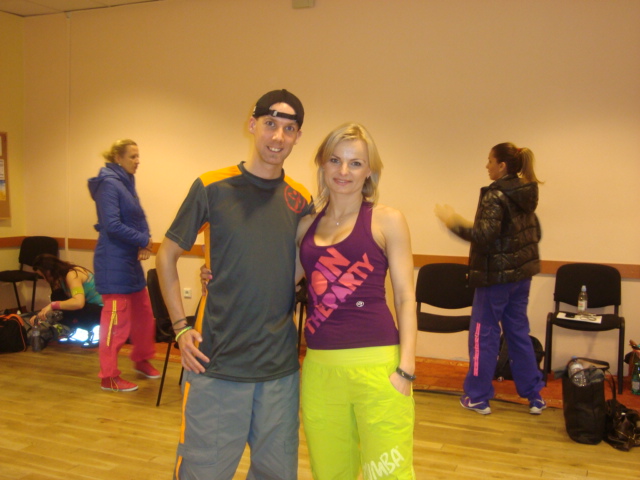 Školenie Official Zumba SENTAO Instructor - Praha 2013 (Izabela Kin a Tomáš)