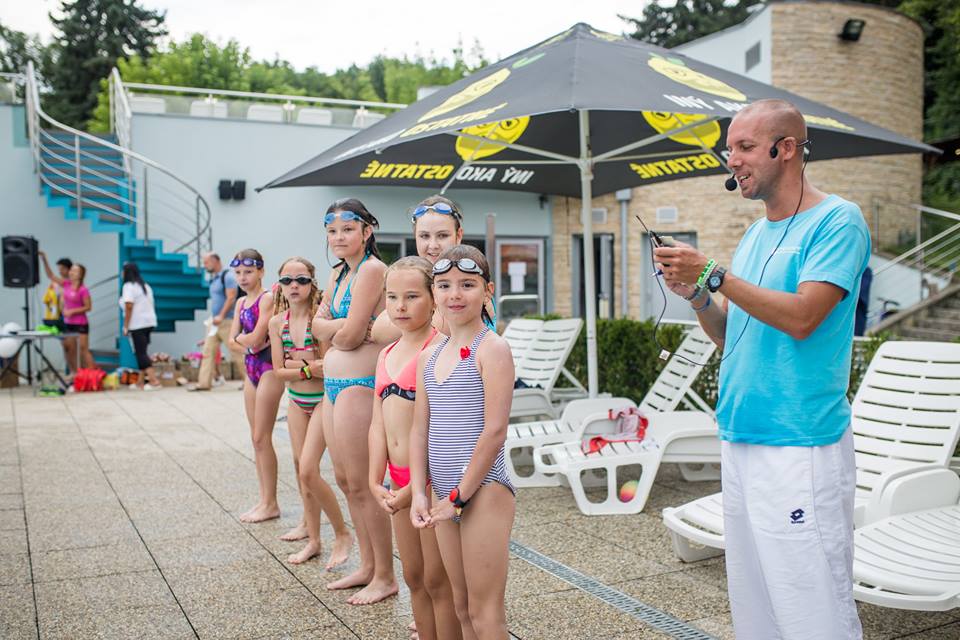 Kúpalisko Dudinka - Súťaž skok do vody - Bomba leta 2017