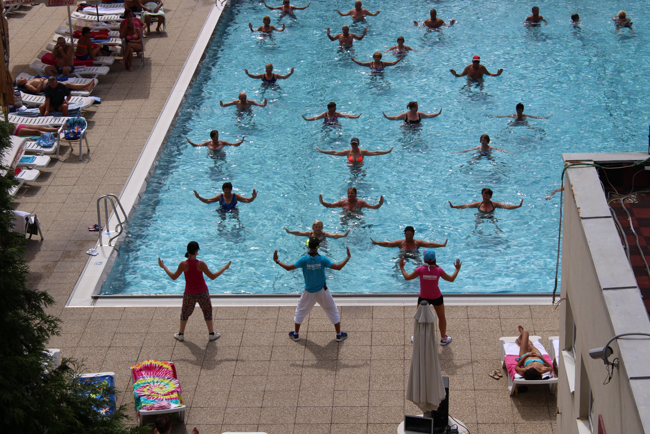 20.7.2016 Aquagym - kúpele Dudince